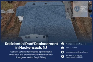 Residential Roof Replacement in Hackensack