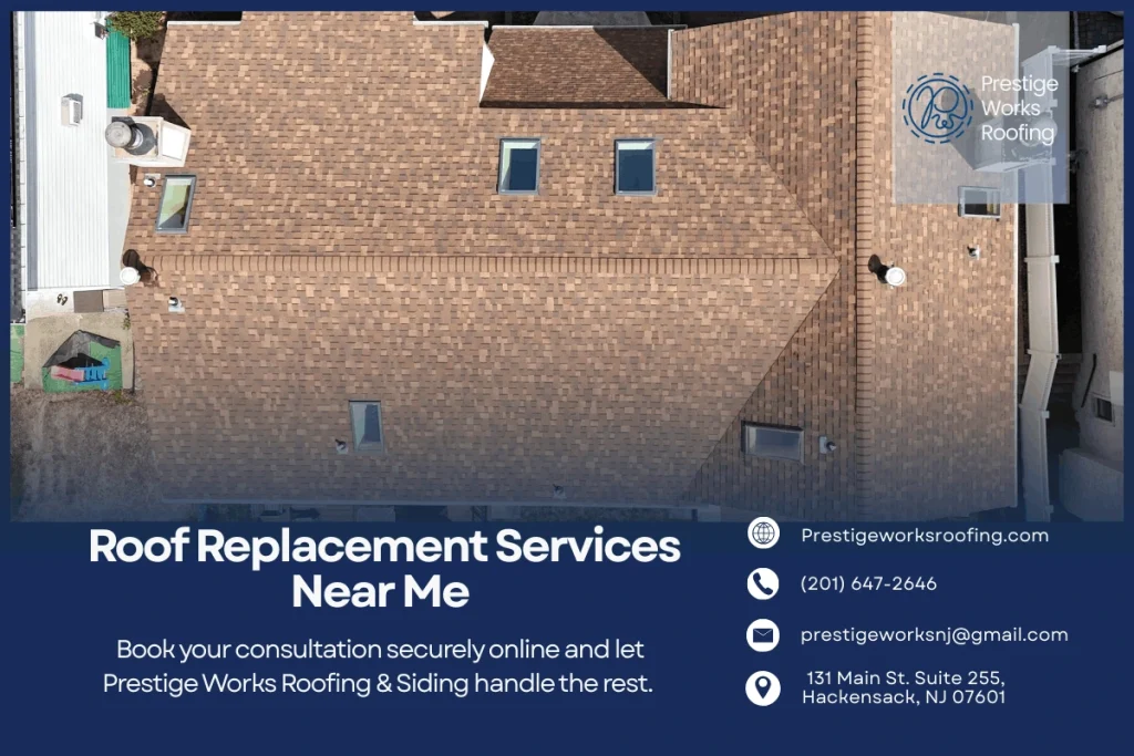 Roof Replacement Services Near Me in Hackensack