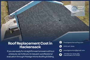 Roof Replacement Cost in Hackensack